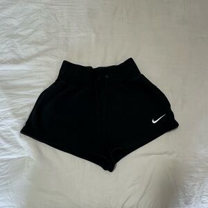Black Nike sweatshorts